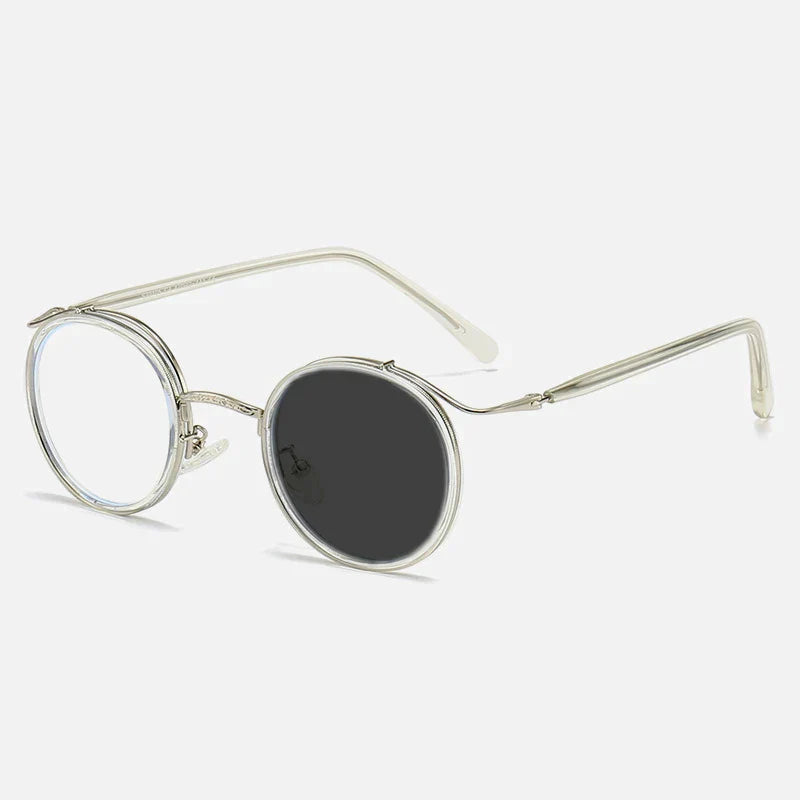 Round Retro Photochromic Reading Glasses