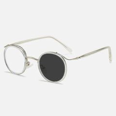 Round Retro Photochromic Reading Glasses