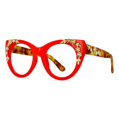 Vintage Flowers Reading Glasses