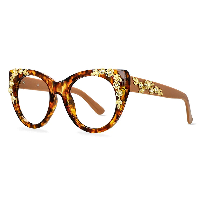 Vintage Flowers Reading Glasses