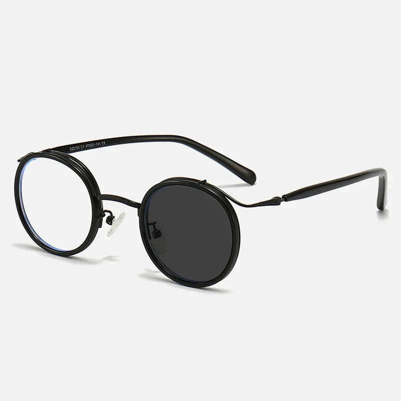 Round Retro Photochromic Reading Glasses